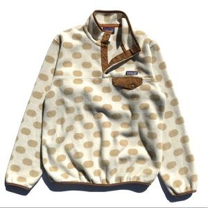 Patagonia Synchilla Polka Dot Snap T Pullover